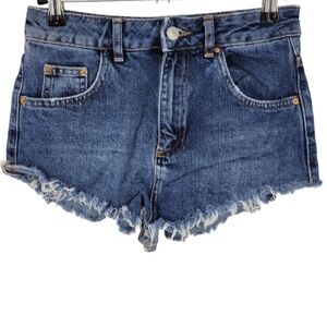 Topshop Moto Mom Cutoff Denim Jean Shorts Size 2‎